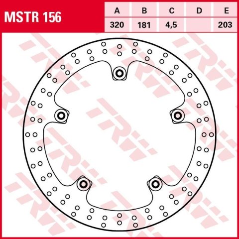 TRW LUCAS ZF TARCZA HAMULCOWA PRZÓD BMW F 800R 15-, S 1000XR 15-19, R-NINE