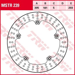 TRW LUCAS ZF TARCZA HAMULCOWA PRZÓD BMW R 850C/GS/R 05-01, 1150GS/ADV 99-05
