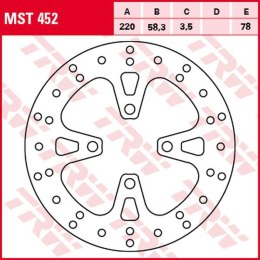 TRW LUCAS ZF TARCZA HAMULCOWA PRZÓD HONDA NSC 50 VISION 12-, AFS 110 11-, S