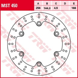 TRW LUCAS ZF TARCZA HAMULCOWA PRZÓD HONDA NSS 125 FORZA '15-, SH 300 '07-,