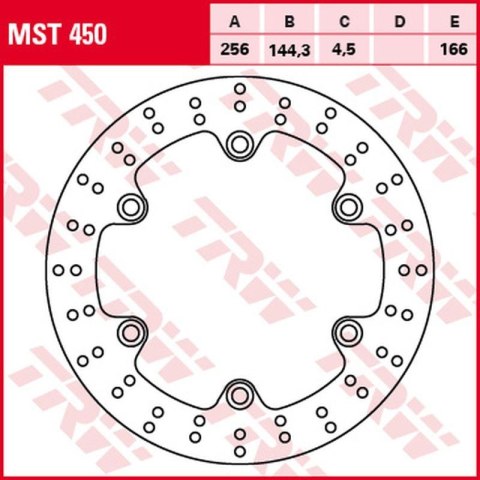 TRW LUCAS ZF TARCZA HAMULCOWA PRZÓD HONDA NSS 125 FORZA '15-, SH 300 '07-,