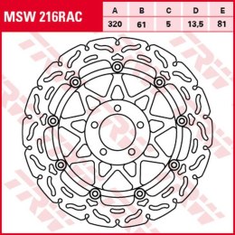 TRW LUCAS ZF TARCZA HAMULCOWA PRZÓD KAWASAKI ZX-7R/RR 96-02, ZXR 750 91-95,