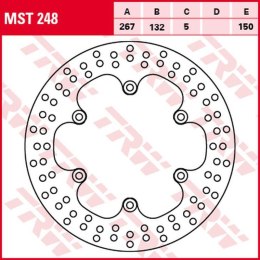 TRW LUCAS ZF TARCZA HAMULCOWA PRZÓD YAMAHA SR 125 96-03, SRX 600 86-95, XJ