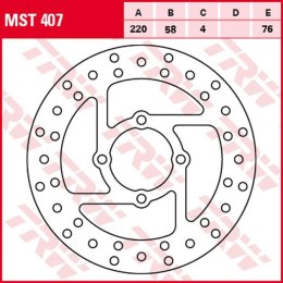 TRW LUCAS ZF TARCZA HAMULCOWA TYŁ DERBI DXR 200/250 04-08, YAMAHA YFS 200 B