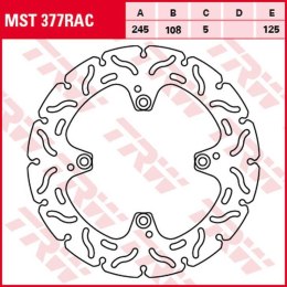 TRW LUCAS ZF TARCZA HAMULCOWA TYŁ DUCATI HYPERMOTARD 796 10-12, MONSTER 800