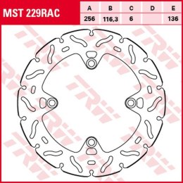 TRW LUCAS ZF TARCZA HAMULCOWA TYŁ HONDA CRF 1000/1100L AFRICA TWIN 15-, 256