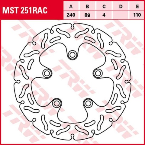 TRW LUCAS ZF TARCZA HAMULCOWA TYŁ KAWASAKI J 300 14-16, SUZUKI GSF 600/650/ TRW LUCAS ZF TARCZA HAMULCOWA TYŁ KAWASAKI J 300 14-16, SUZUKI GSF 600/650/