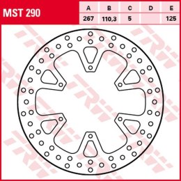 TRW LUCAS ZF TARCZA HAMULCOWA TYŁ KTM 1050 ADV 15-16, 1090 ADV/R 17-19, 119