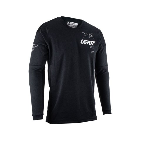 LEATT 2023/2024 KOSZULKA MOTO 4.5 WINDBLOCK JERSEY BLACK UNI BLACK ROZM S