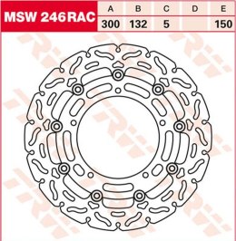 TRW LUCAS ZF TARCZA HAMULCOWA PRZÓD YAMAHA YZF R25, R3, MT-03 15-, FZ-6N/S