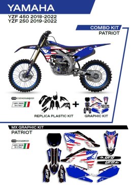 UFO KPL PLASTIKÓW YAKIT321001 PLUS NAKLEJEK YAMAHA YZF 250 19-22; 450 18-22