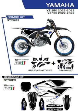 UFO KPL PLASTIKÓW YAKIT324001 PLUS NAKLEJEK YAMAHA YZ 125/250 22 W ZESTAWIE