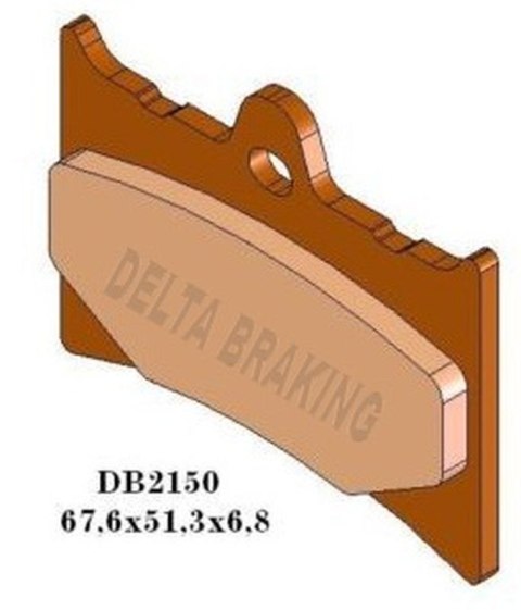 DELTA BRAKING KLOCKI HAMULCOWE KH126 PRZÓD APRILIA AF1 125 88-91, RS 92-05,