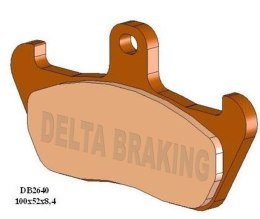 DELTA BRAKING KLOCKI HAMULCOWE KH163 PRZÓD CAGIVA MITO 125 91-92, SUPER CIT