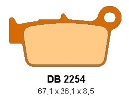DELTA BRAKING KLOCKI HAMULCOWE KH367/2 TYŁ BETA RR 50/125 08-15, 200 URBAN