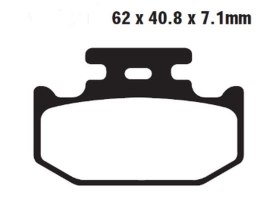 DELTA BRAKING KLOCKI HAMULCOWE KH497 HAMULEC POSTOJOWY/PARKING BRAKE YAMAHA