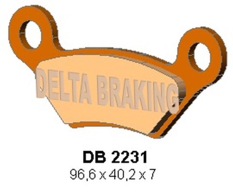 DELTA BRAKING KLOCKI HAMULCOWE KH609 PRZÓD/TYŁ JCB 800D/1000D GROUNDHOG 08-