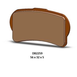 DELTA BRAKING KLOCKI HAMULCOWE KH644 PRZÓD GAS TXT 125 13-17, 250/280/300 1