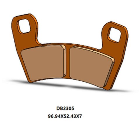 DELTA BRAKING KLOCKI HAMULCOWE KH657 PRZÓD ACE 900 17-19, RZR 15-20, 1000 20-22