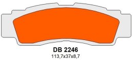 DELTA BRAKING KLOCKI HAMULCOWE KH676 PRZÓD YXF 1000R WOLVERINE 21-22, YXZ 16-22