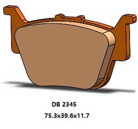 DELTA BRAKING KLOCKI HAMULCOWE KH714 TYŁ SXS 500 PIONEER 15-22, 520 21-22, 700 16-22 DELTA BRAKING KLOCKI HAMULCOWE KH714 TYŁ SXS 500 PIONEER 15-22, 520 21-22, 700 16-22