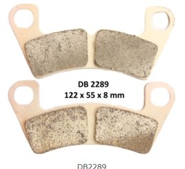 DELTA BRAKING KLOCKI HAMULCOWE KH740 PRZÓD ARCTIC CAT PROWLER 812 PRO 19-21, WILDCAT 1000 CUSHMAN HAULER DIESEL 19-