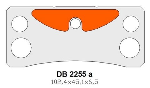DELTA BRAKING KLOCKI HAMULCOWE LEWY PRZÓD 570 RANGER CREW 17-22, 1000 DIESEL 15-22