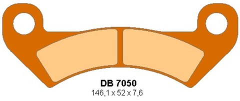 DELTA BRAKING KLOCKI HAMULCOWE PRZÓD JOHN DEERE XUV 325 825 850 855 GATOR 10-11, HPX 10-11