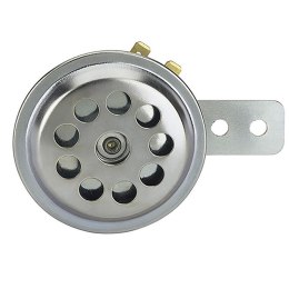 GAUSS 2023/06 KLAKSON SYGNAŁ DŹWIĘKOWY UNI SILVER CHROM ŚREDNICA 70 MM