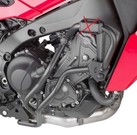 KAPPA GMOLE OSŁONY SILNIKA YAMAHA TRACER 9 21-22 CZARNE -ZASTĘPUJĄ KN2159