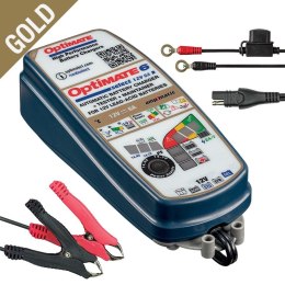 OPTIMATE ŁADOWARKA AKUMULATORÓW 6 SELECT 12V 6A, 3-144AH, AGM GEL STD EFB DEEP CYCLE, SAE EL 12