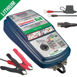 OPTIMATE ŁADOWARKA AKUMULATORÓW LITHIUM 8S 25.6V 26.4V 5A, 2, 5-100AH, LFP LIFEPO4, SAE EL 8