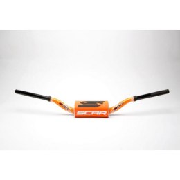 SCAR RACING KIEROWNICA 28.6MM RC BEND ORANGE/BLACK GĄBKA ORANGE/BLACK/WHITE