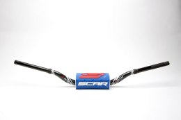 SCAR RACING KIEROWNICA 28,6 MM YAMAHA YZ/YZF BLACK/BIAŁY GĄBKA BLUE/BLACK