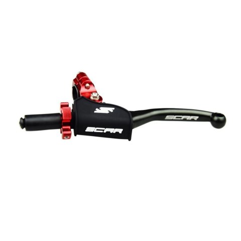 SCAR RACING KLAMKA SPRZĘGŁA DŹWIGNIA Z MOCOWANIEM KOMPLETNA BLACK/RED SCAR RACING KLAMKA SPRZĘGŁA DŹWIGNIA Z MOCOWANIEM KOMPLETNA BLACK/RED