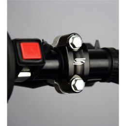 SCAR RACING UNIWERSALNA OBEJMA UCHWYT DŹWIGNI SPRZĘGŁA, HAMULCA UNI BLACK