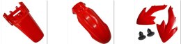UFO KOMPLET PLASTIKÓW HONDA CRF 50 '04-23, KOLOR OEM (CZERWONY/BIAŁY)