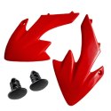 UFO KOMPLET PLASTIKÓW HONDA CRF 50 '04-23, KOLOR OEM (CZERWONY/BIAŁY)