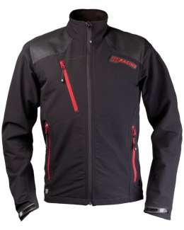 111 RACING KURTKA SOFTSHELL KOLOR CZARNY/CZERWONY ` L