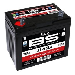 BS AKUMULATOR SLA U1-9 12V 28AH 195X125X176 BEZOBSŁUGOWY ZALANY KOSIARKA