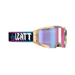 LEATT GOGLE ROWEROWE VELOCITY 5.0 MTB IRIZ WOODY BLUE UC 26% - CZARNY/BRĄZO