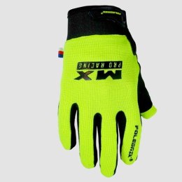 POLEDNIK RĘKAWICE CROSS MX PRO EVO BABY/JUNIOR/KID DZIECIĘCE ŻÓŁTY FLUO 5