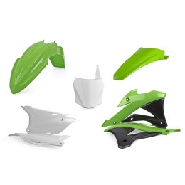 POLISPORT KPL PLASTIKÓW KAWASAKI KX 85/100/112 14-22 W ZESTAWIE TABLICA PRZ