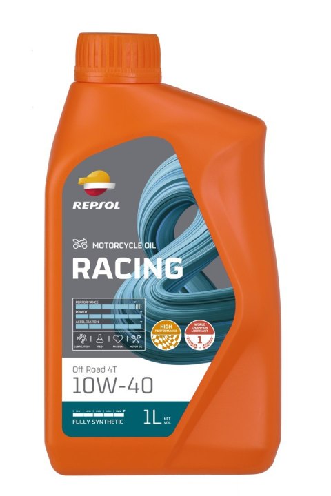 REPSOL OLEJ SILNIK 4T RACING OFF ROAD 10W40 1L MA2 SYNTETYCZNY 12 REPSOL OLEJ SILNIK 4T RACING OFF ROAD 10W40 1L MA2 SYNTETYCZNY 12