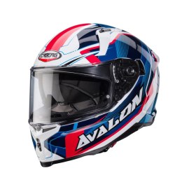CABERG KASK INTEGRALNY AVALON X OPTIC UNI BIAŁY/BLUE/RED ROZM XL