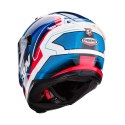 CABERG KASK INTEGRALNY AVALON X OPTIC KOL. BIAŁY/NIEBIESKI/CZERWONY ROZM S