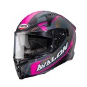 CABERG KASK INTEGRALNY AVALON X OPTIC KOL. CZARNY MAT/SZARY/FUKSJA ROZM S