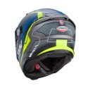 CABERG KASK INTEGRALNY AVALON X OPTIC SZARY MAT/BLUE/ŻÓŁTY FLUO ROZMIAR XL