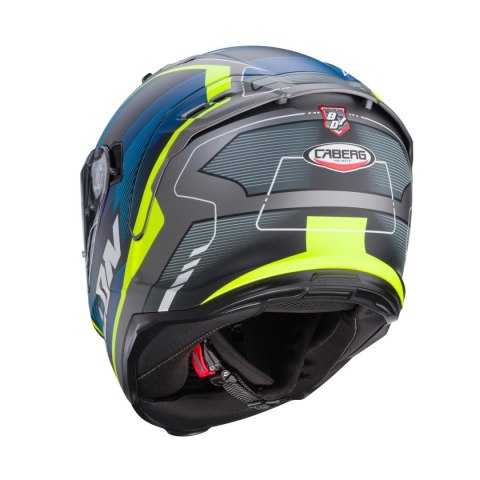 CABERG KASK INTEGRALNY AVALON X OPTIC SZARY MAT/BLUE/ŻÓŁTY FLUO ROZMIAR XL CABERG KASK INTEGRALNY AVALON X OPTIC SZARY MAT/BLUE/ŻÓŁTY FLUO ROZMIAR XL