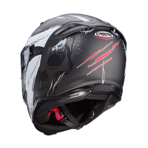 CABERG KASK INTEGRALNY AVALON X PUNK KOL. SZARY MAT/BIAŁY/CZERWONY ROZM XL CABERG KASK INTEGRALNY AVALON X PUNK KOL. SZARY MAT/BIAŁY/CZERWONY ROZM XL